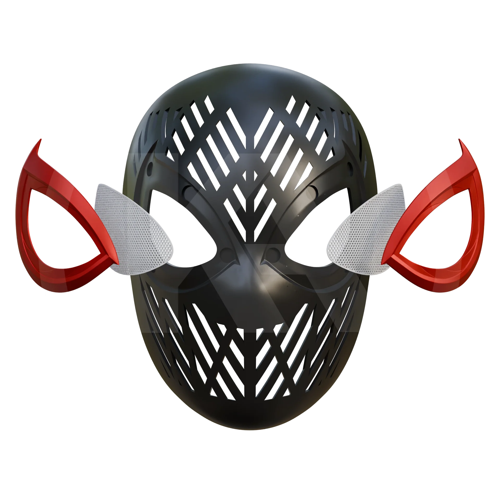 Spider Hero Miles Faceshell 3D printable model - Image 2