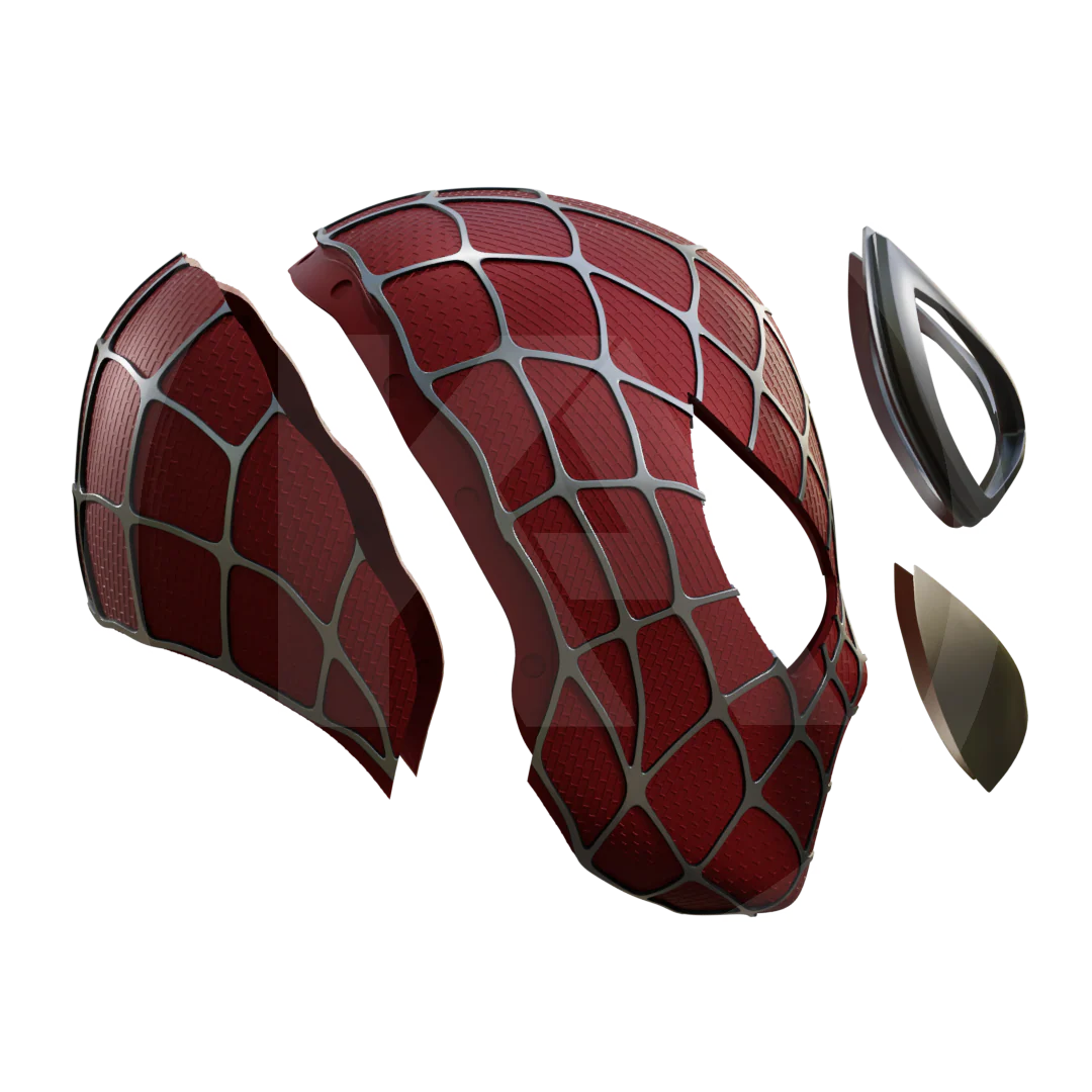 Spider Hero Raimi Inspired Helmet 3D Printable Model - Image 2