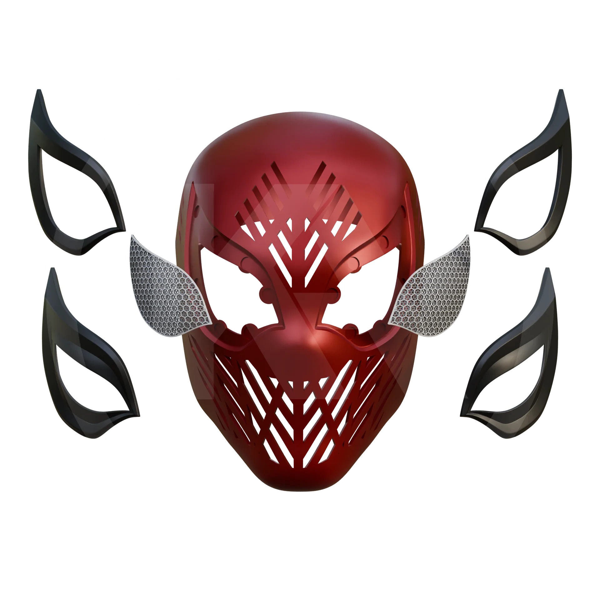 Spider Hero Rivals Faceshell 3D Printable Model - Image 2