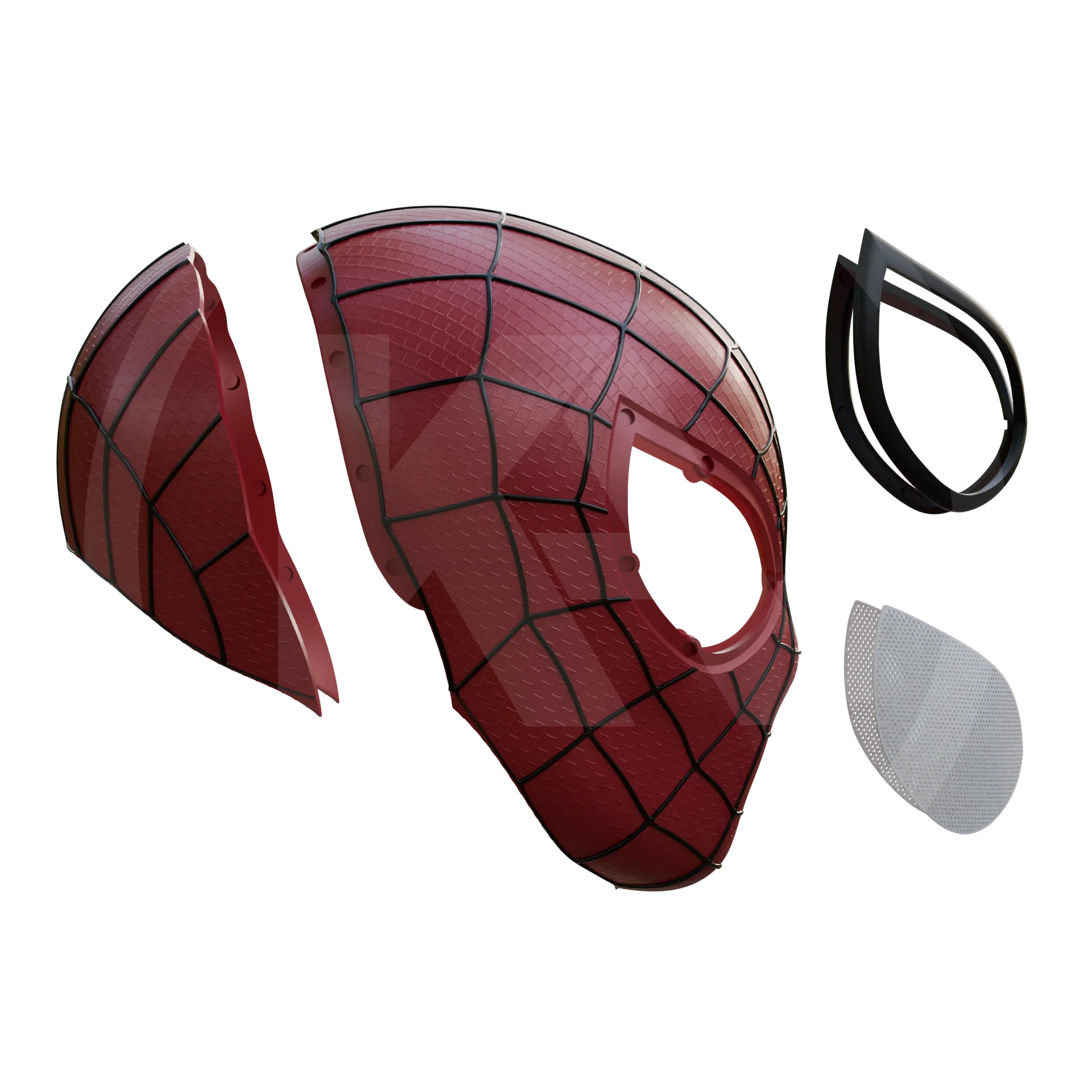 Spider Hero TASM2 Helmet 3D Printable File - Image 2