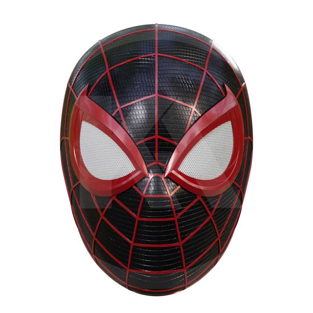 Spider Hero Upgraded Miles Helmet 3D Printable Model