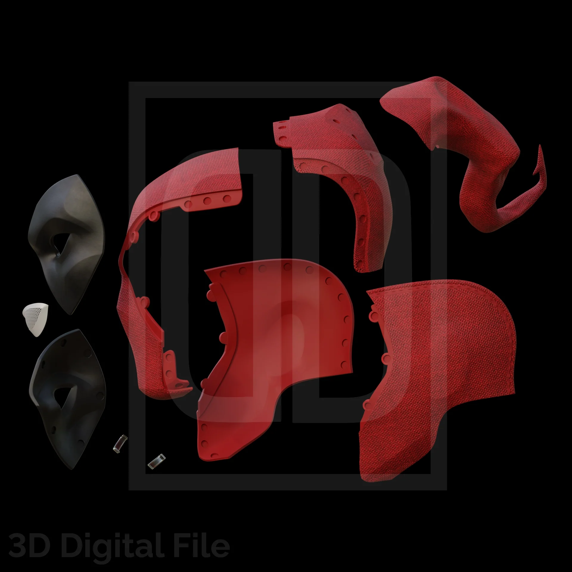 TankPool Mask - MR Game 3D Model - Image 2