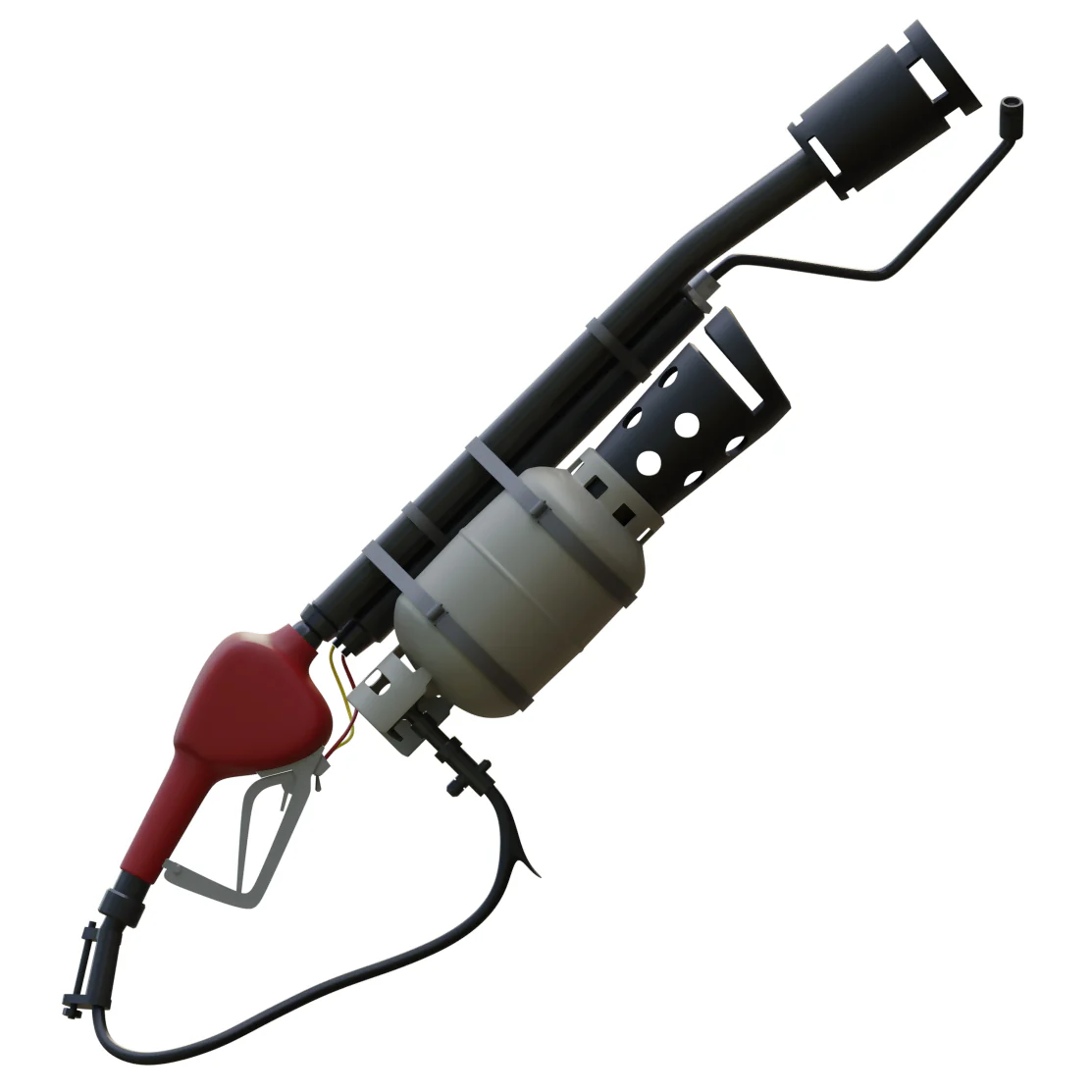 TF2 Pyro Flame Thrower 3D File