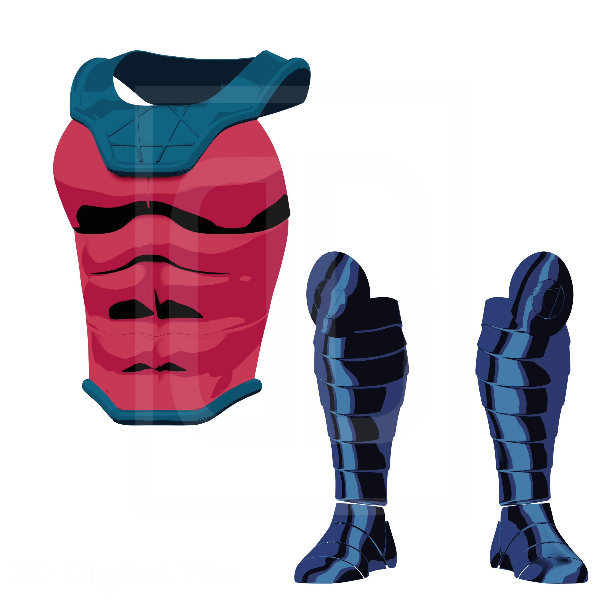 Thieve Card Magician 97 Armor 3D Model