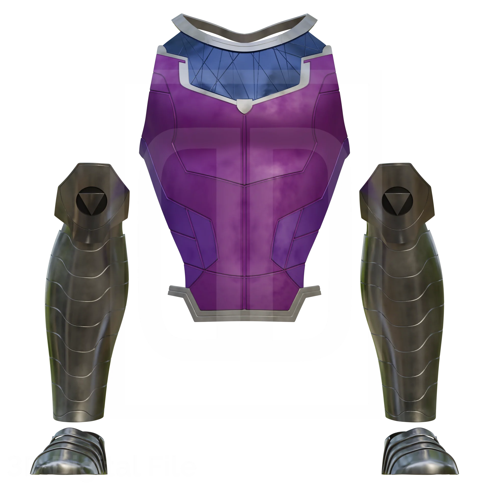 Thieve Card MagicianArmor and Boots 3D Model