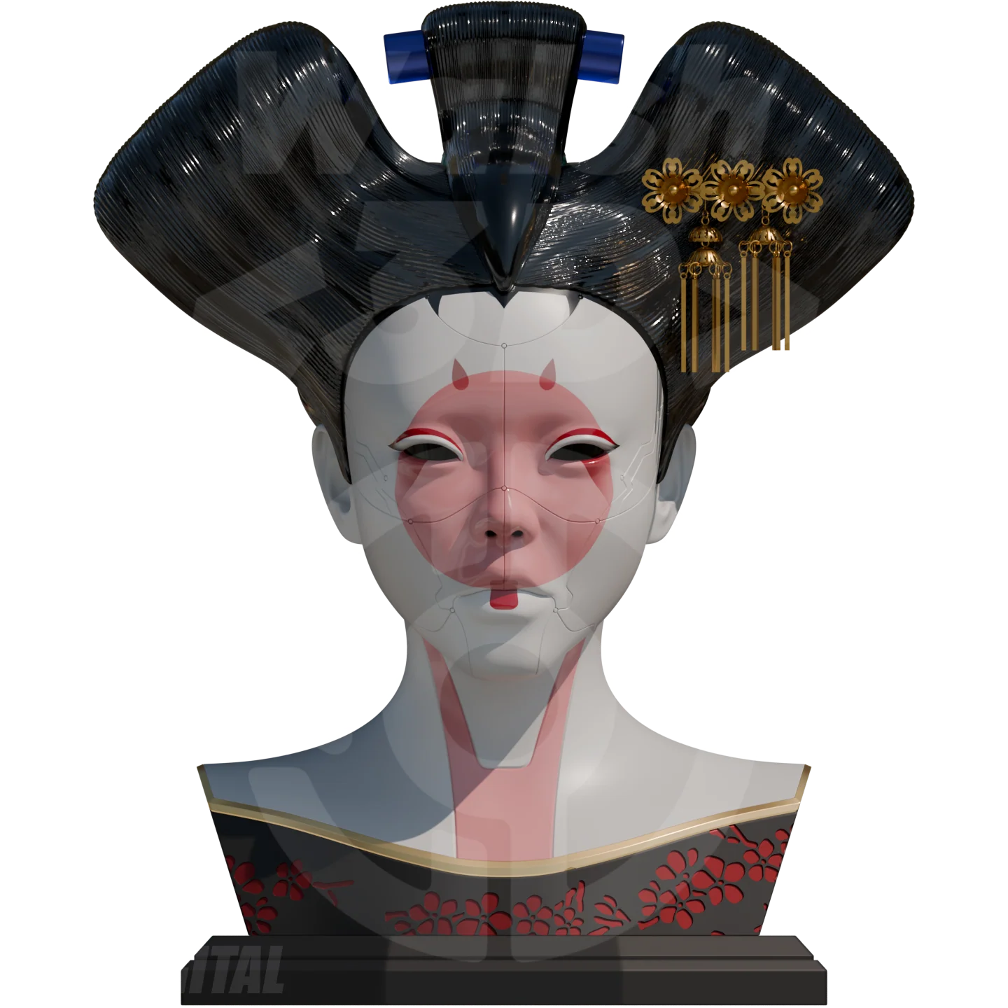WALSH3D / VEK3D Robotic Geisha (GITS 2017) [3D Print Model]