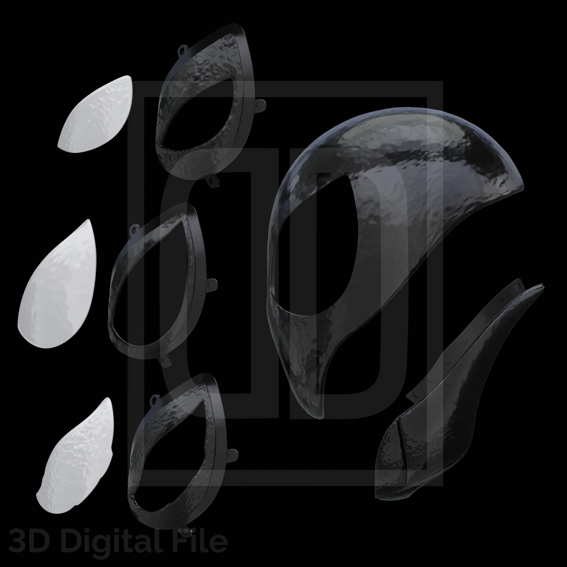 Spider Hero Black Mask - SM2 PS5 3D Model - Image 2