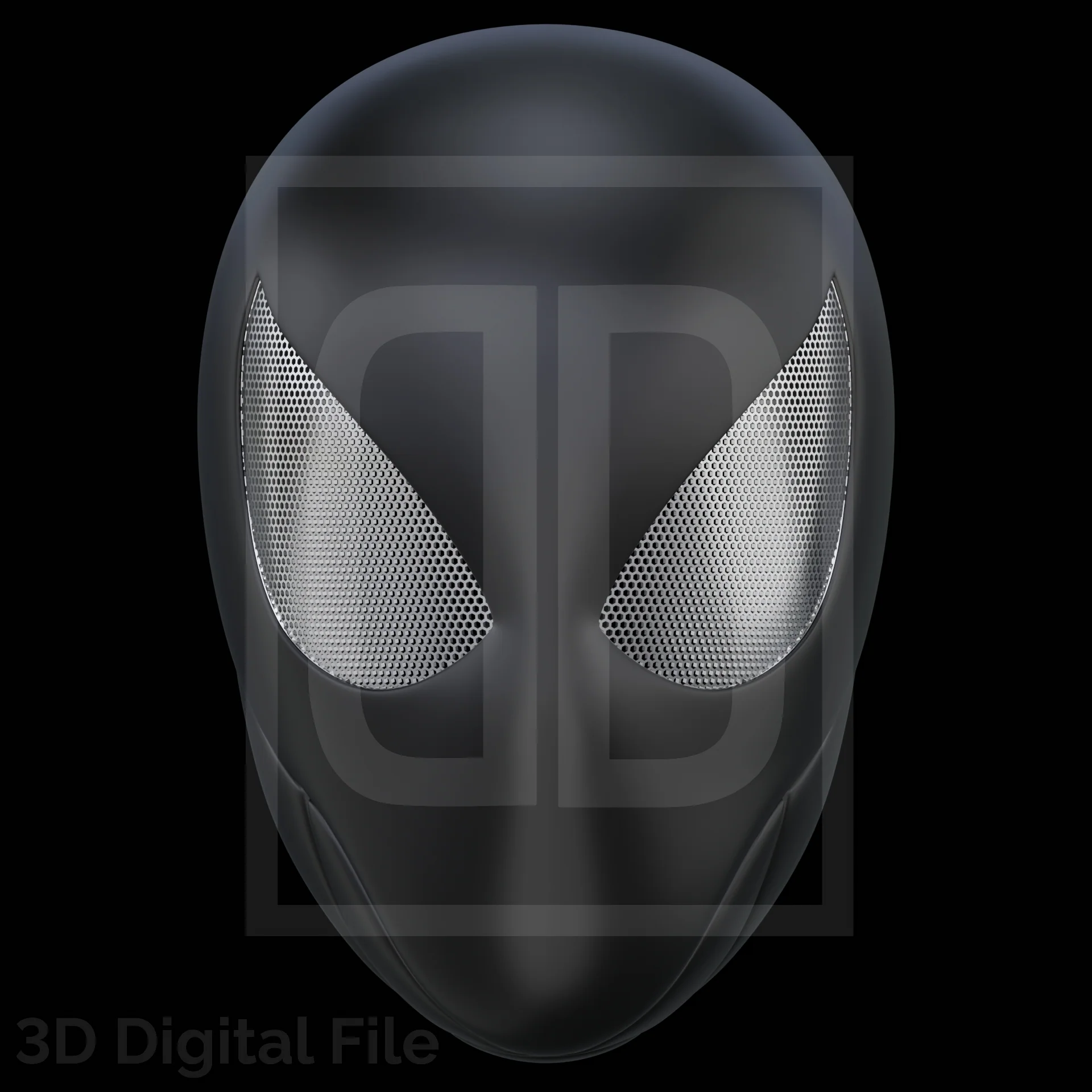 Spider Hero Black Mask - SM2 PS5 3D Model - Image 4