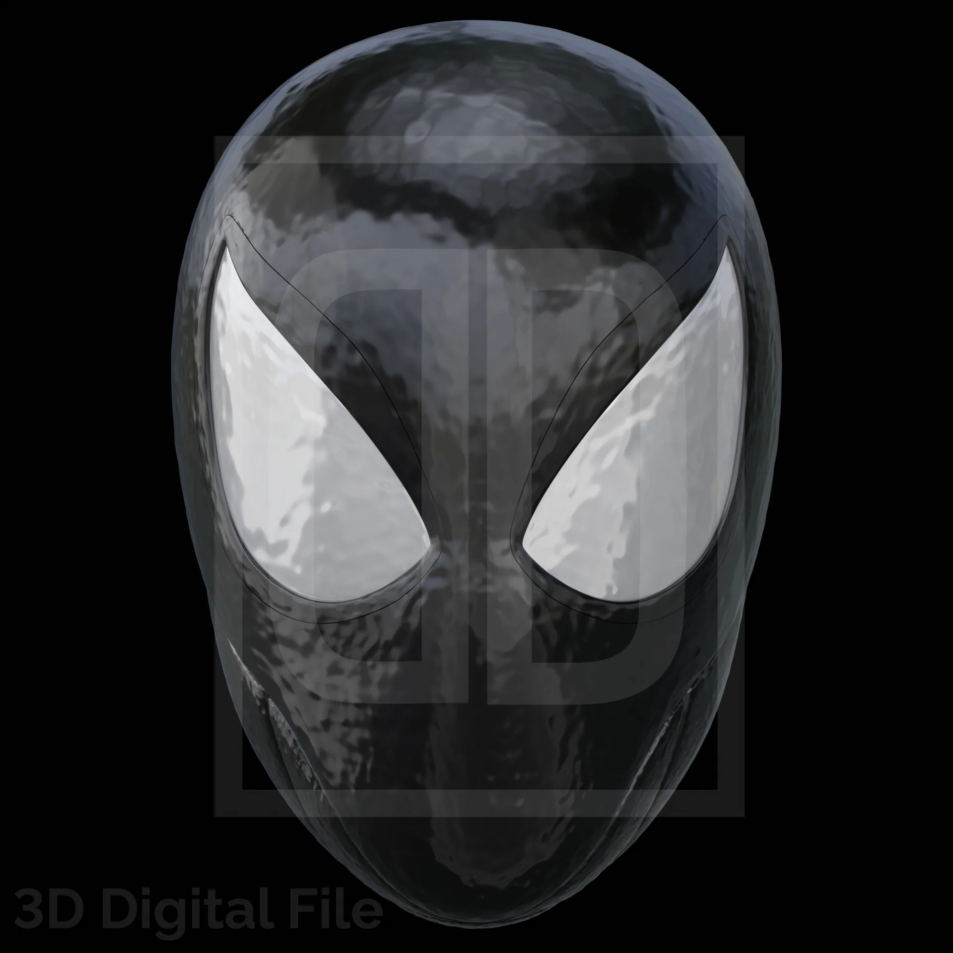 Spider Hero Black Mask - SM2 PS5 3D Model - Image 5