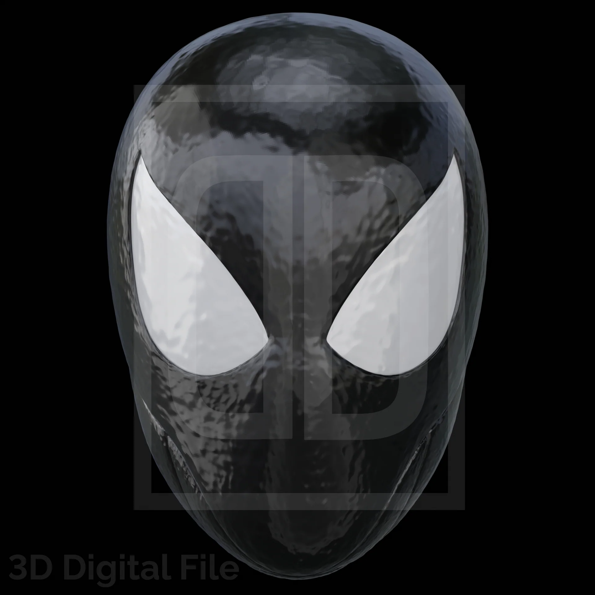 Spider Hero Black Mask - SM2 PS5 3D Model - Image 8
