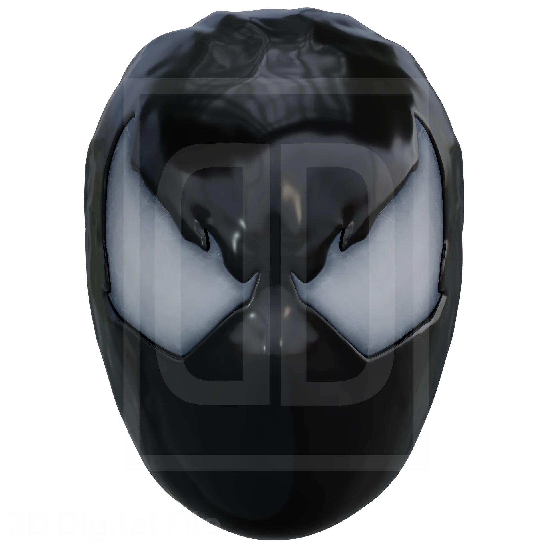 Webslinger Black Rage Mask - 3D Model