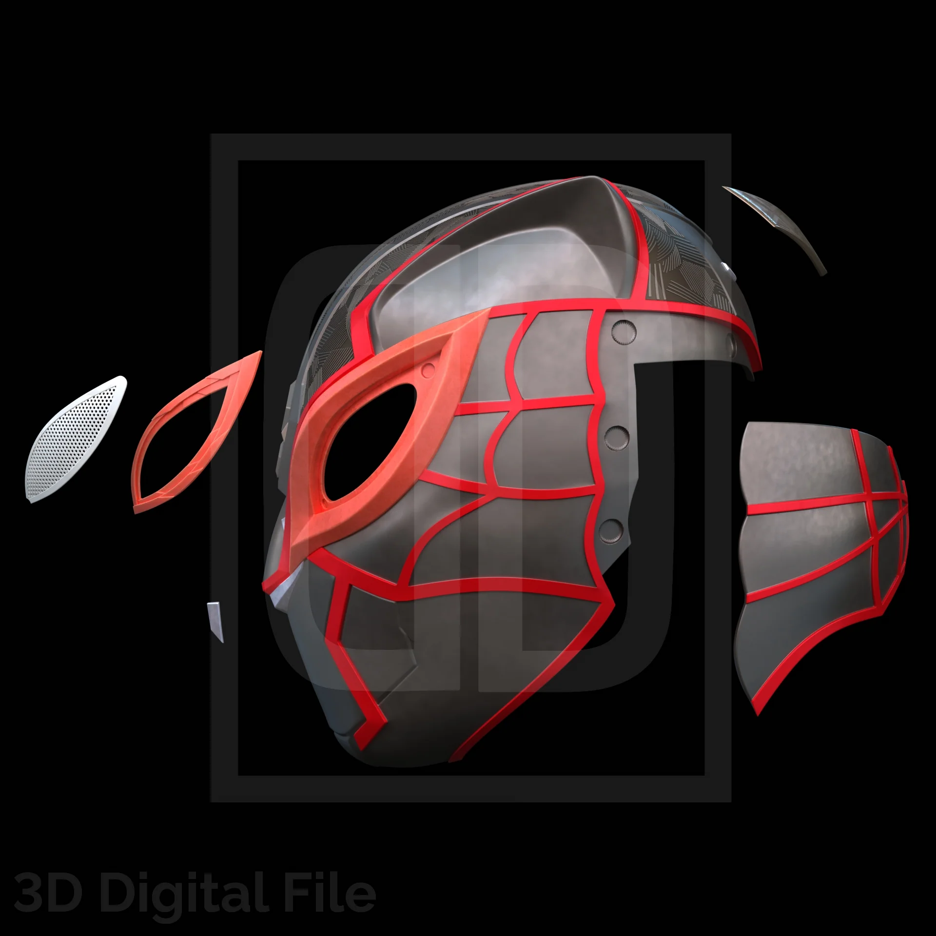Spider Panther Mask - SM2 PS5 3D Model - Image 2