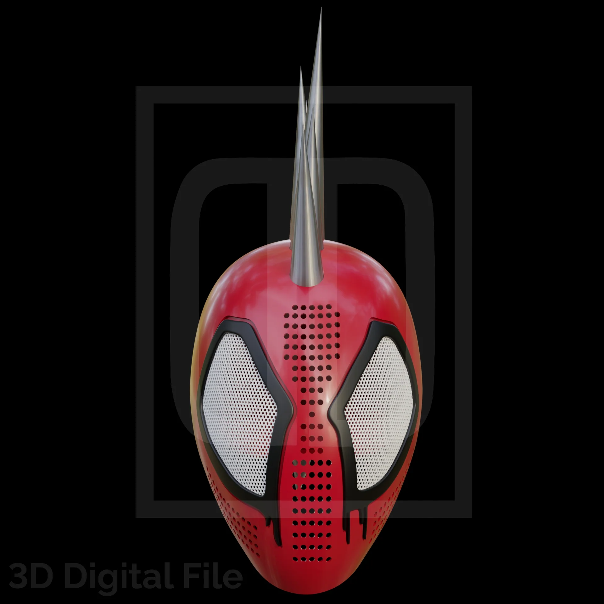 Spider Hero Punk - BTSV Faceshell 3D Model - Image 3