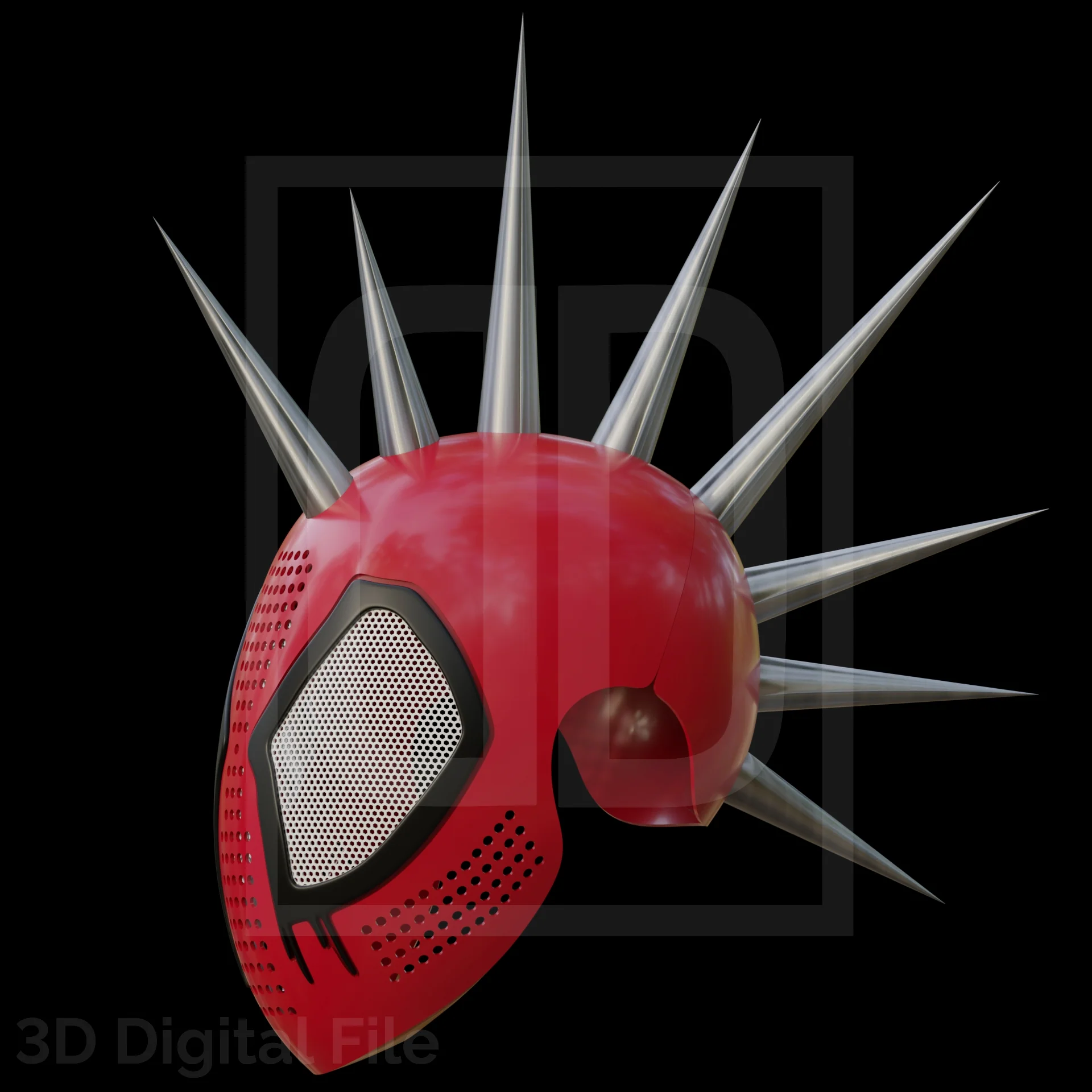 Spider Hero Punk - BTSV Faceshell 3D Model - Image 5