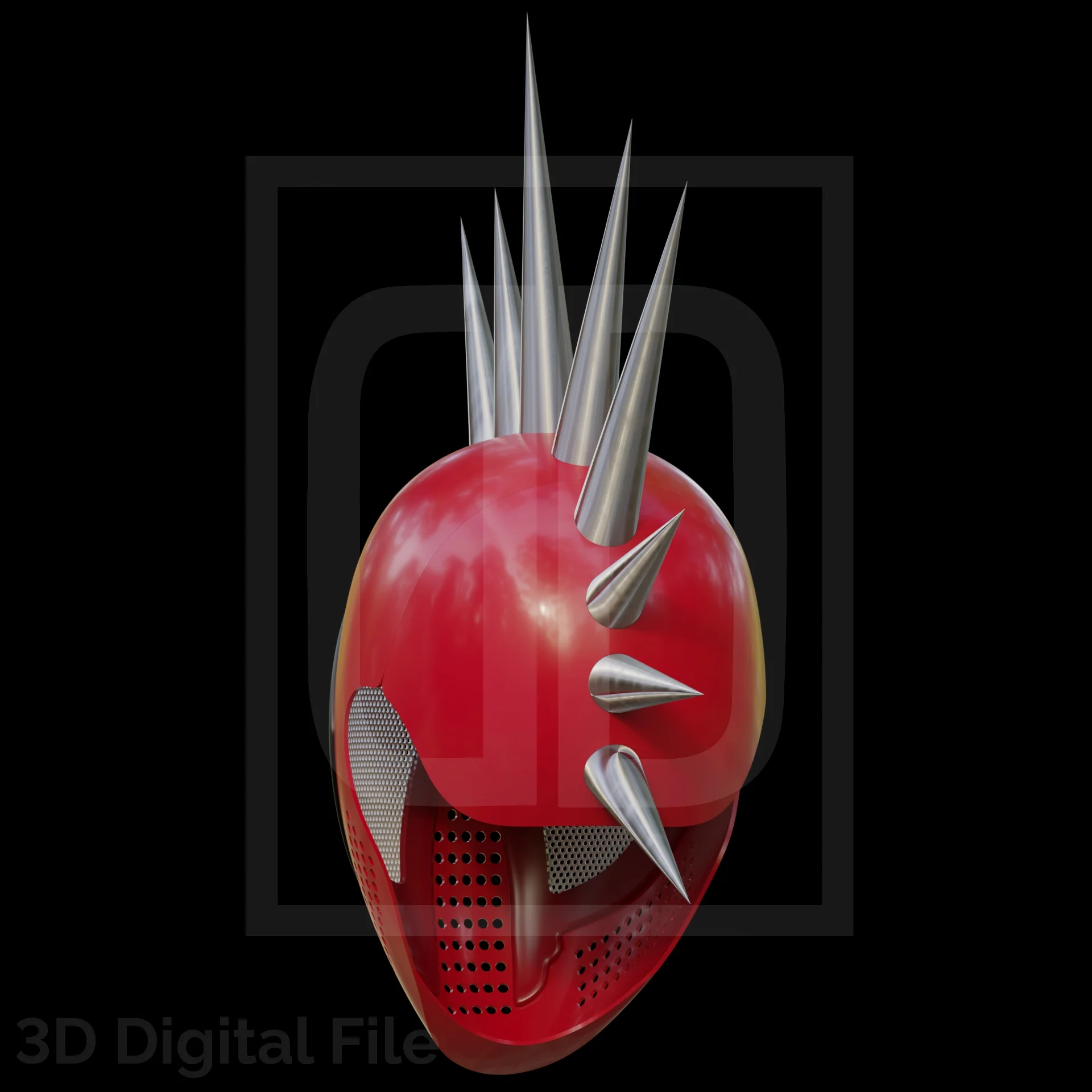 Spider Hero Punk - BTSV Faceshell 3D Model - Image 8