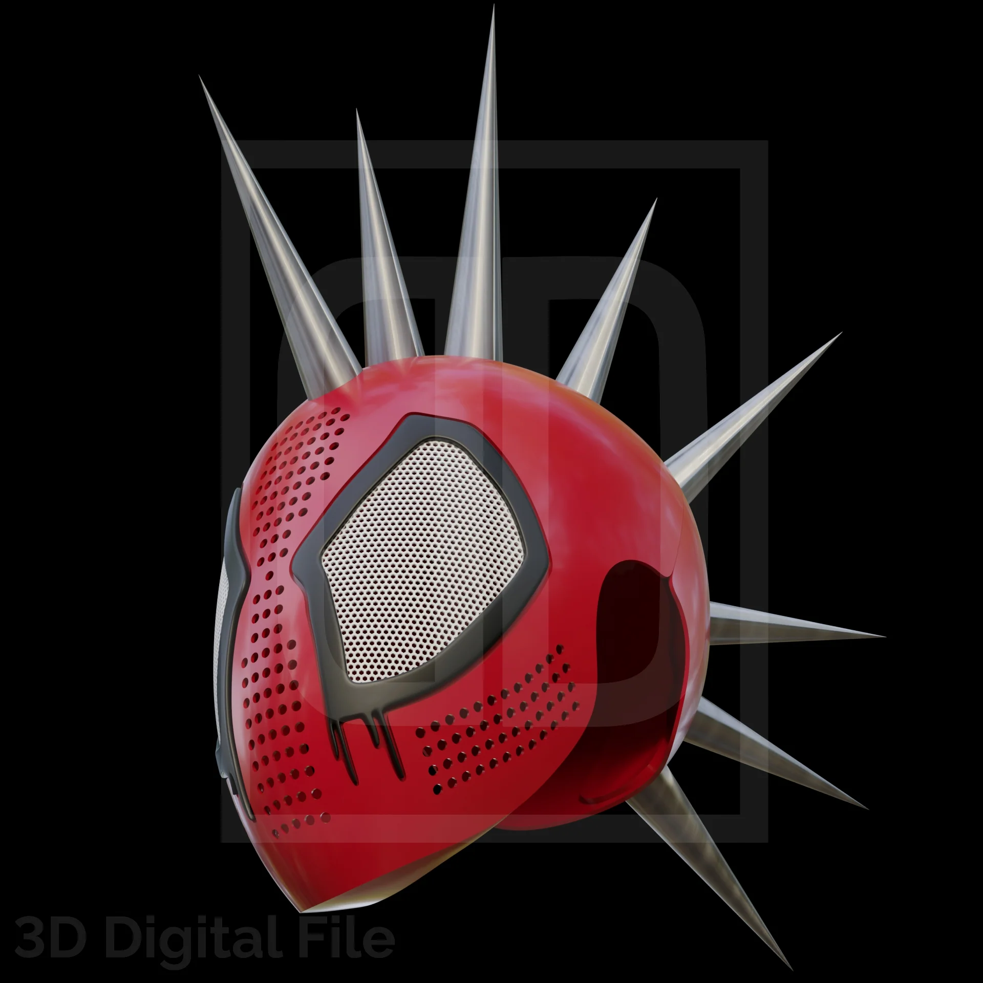 Spider Hero Punk - BTSV Faceshell 3D Model - Image 9