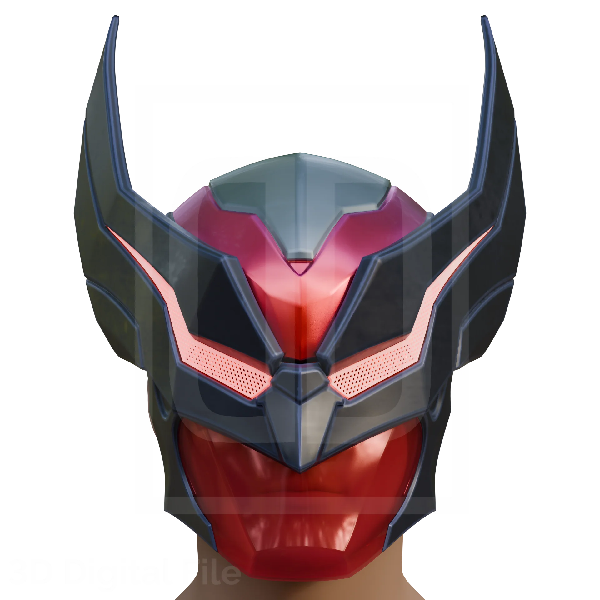 Wolf Berserk 2099 Helmet - MR Game 3D Model - Image 3