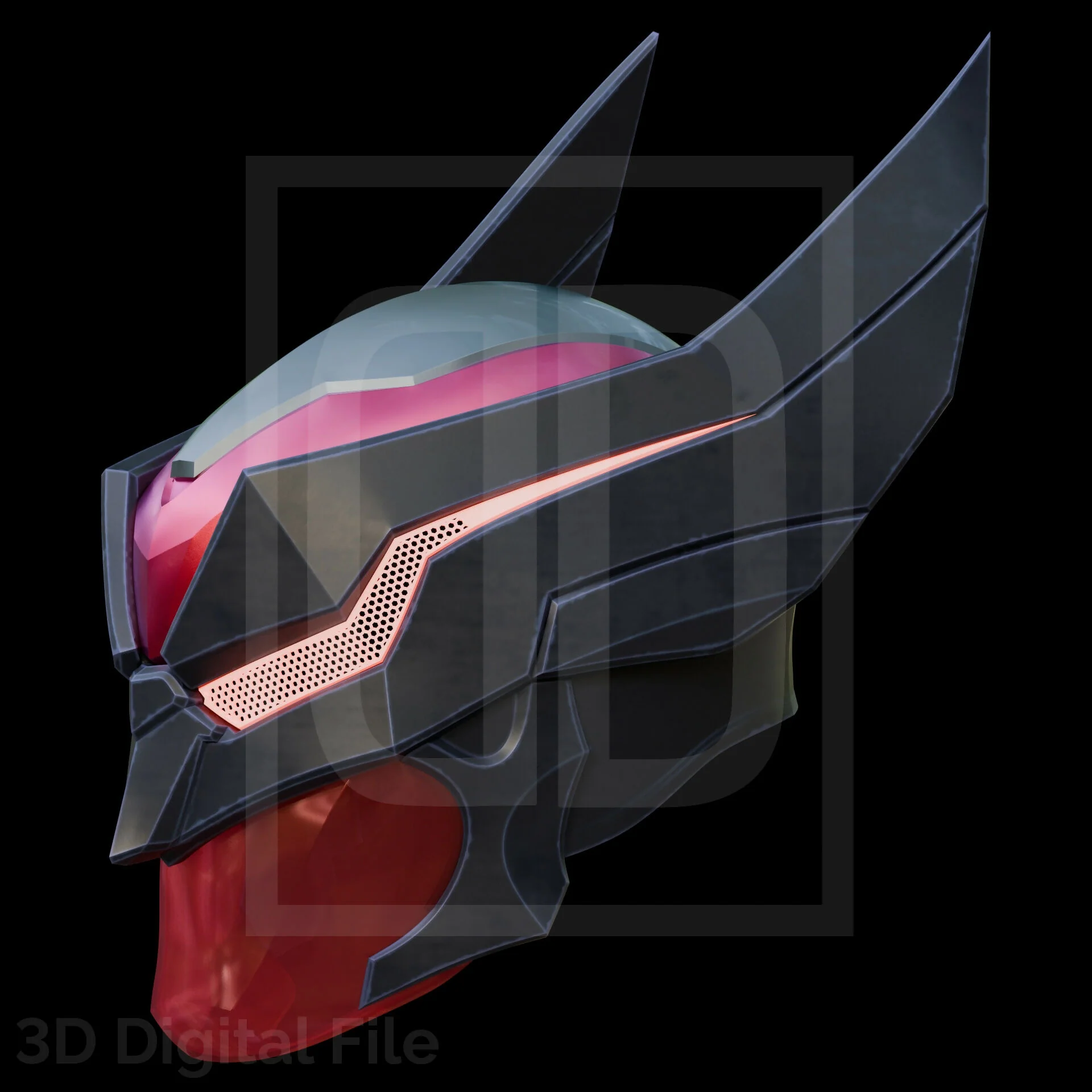 Wolf Berserk 2099 Helmet - MR Game 3D Model - Image 5