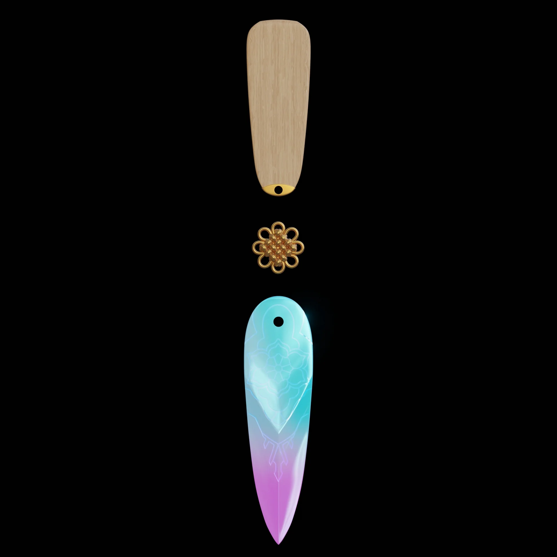 Zoey Dagger 3D Model - Image 2